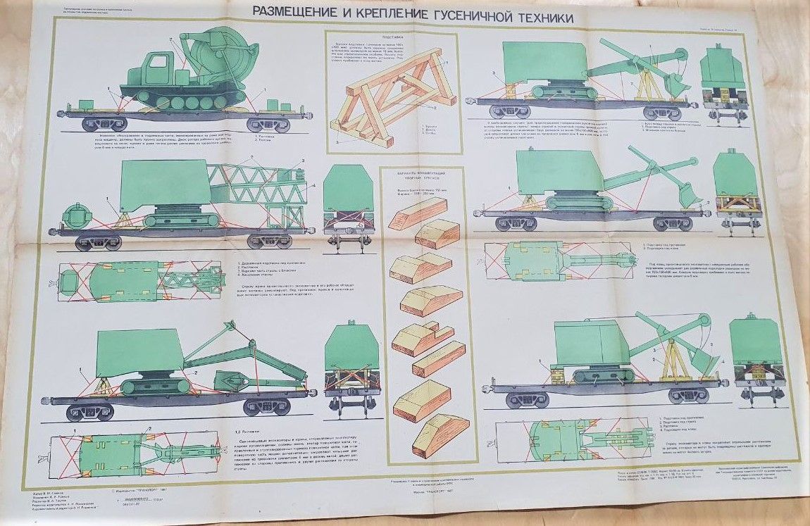 Схема размещения и крепления гусеничной техники Технические условия погрузки и крепления грузов на открытом подвижном составе